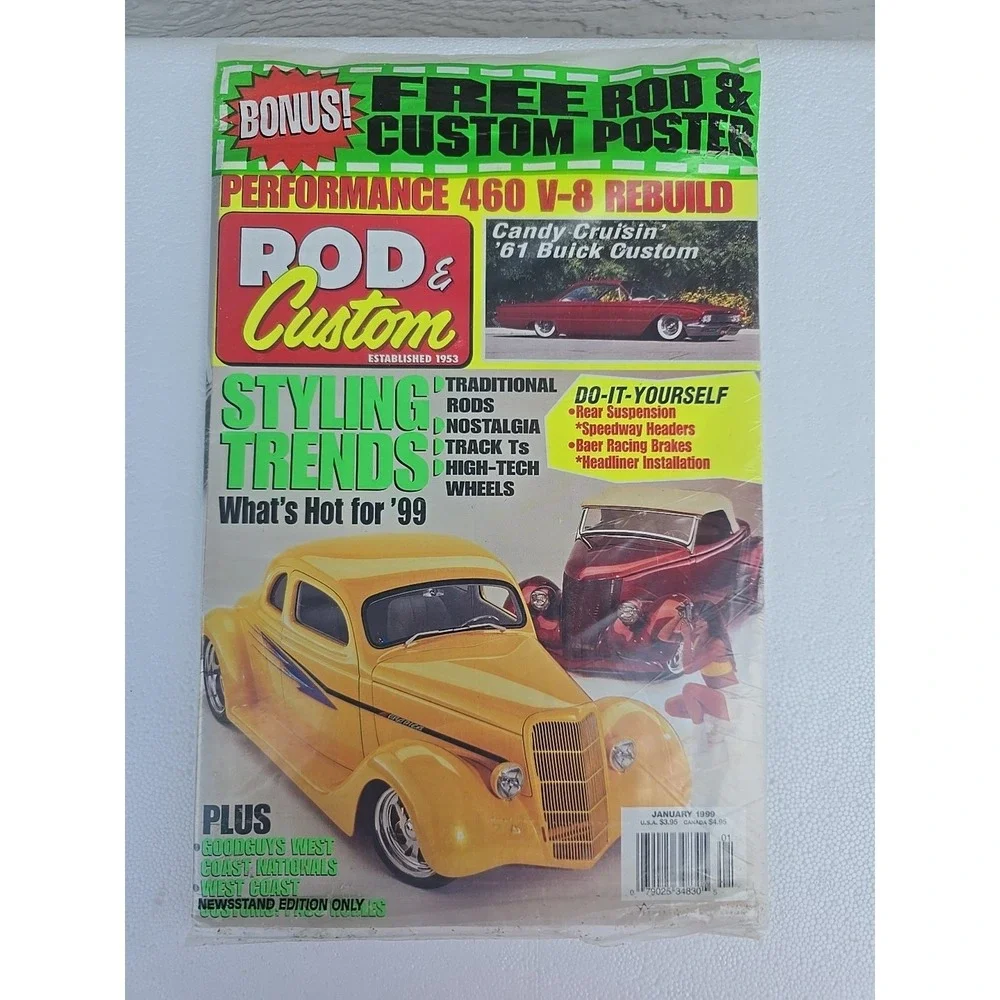 Rod‎ and Custom January 1999 v-8 Rebuild Candy Cruisin'
